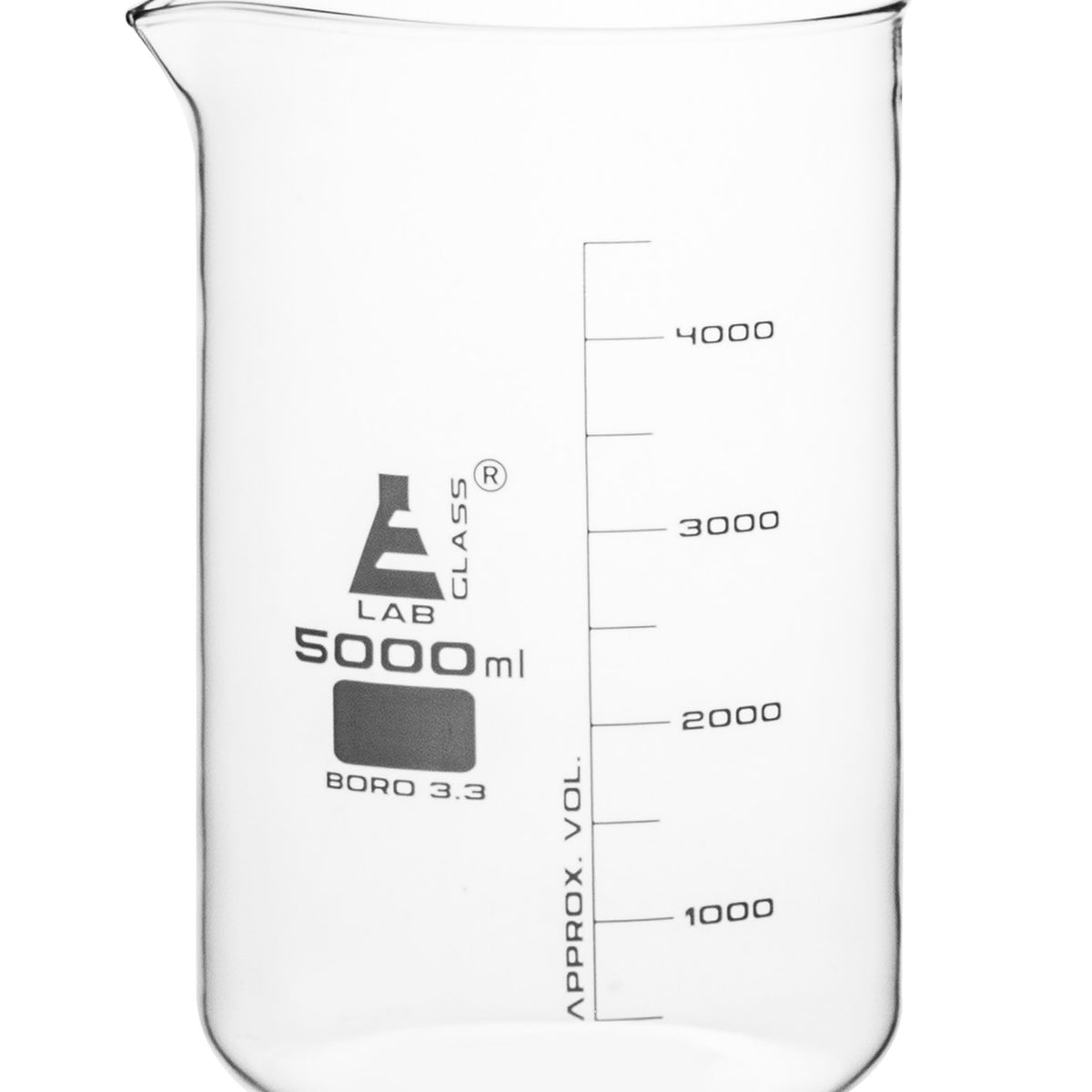 3000ml-5ml Pyrex Glass beaker Borosilicate GG-17 Graduated Beakers  Measuring Glass Chemistry Beakers